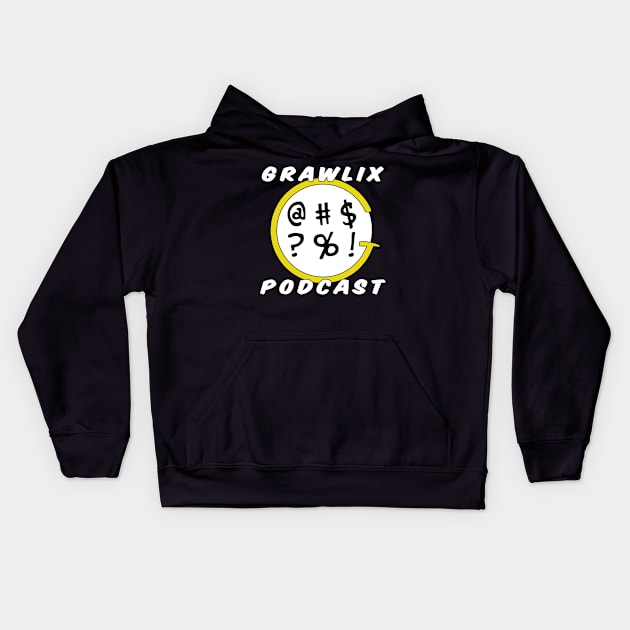 Grawlix Podcast Logo Kids Hoodie by Strangers With T-Shirts